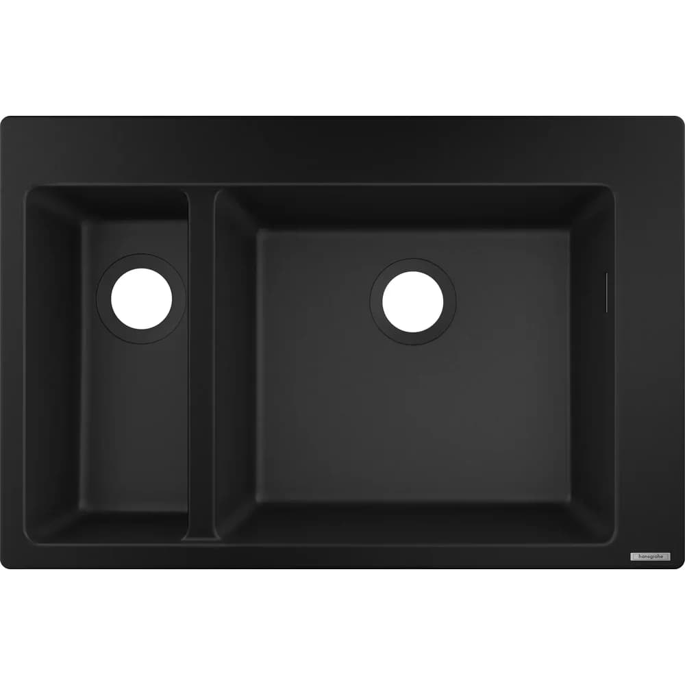 HANSGROHE 43315170 Einbauspüle 180x450 - Schwarz