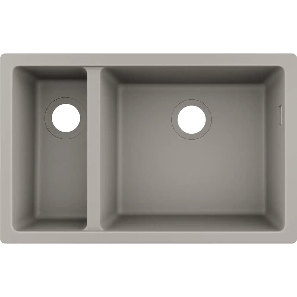 HANSGROHE 43433380 Unterbauspüle 180x450 - Grau