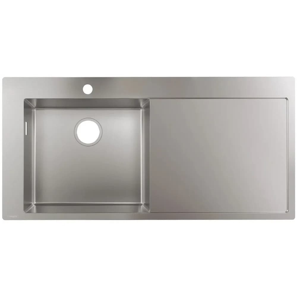 HANSGROHE 43331800 Einbauspüle 450 - Silber