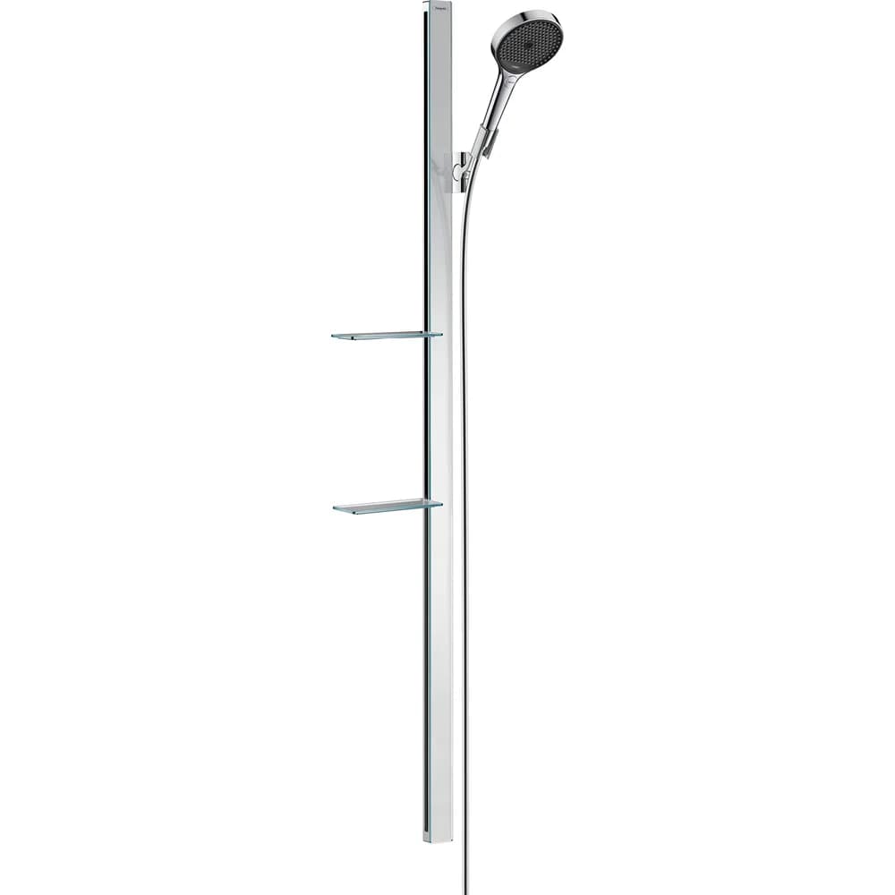 hansgrohe Brause-Set Rainfinity 130 1500mm BrSt + Schale, 3jet, 14 l/m., chr