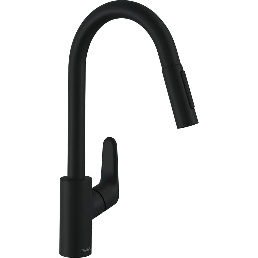 focus single lever kitchen mixer 240 with pull-out