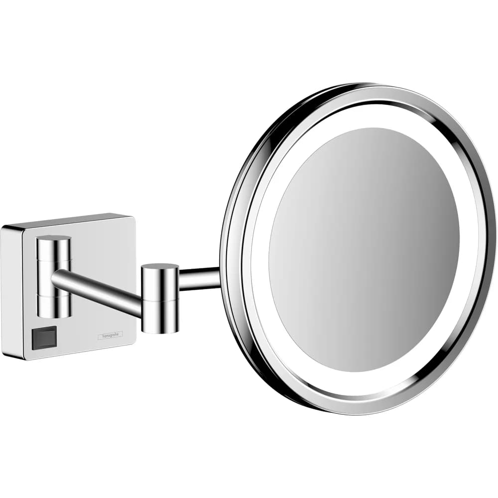 hansgrohe AddStoris Rasierspiegel mit LED Leuchte, Chrom