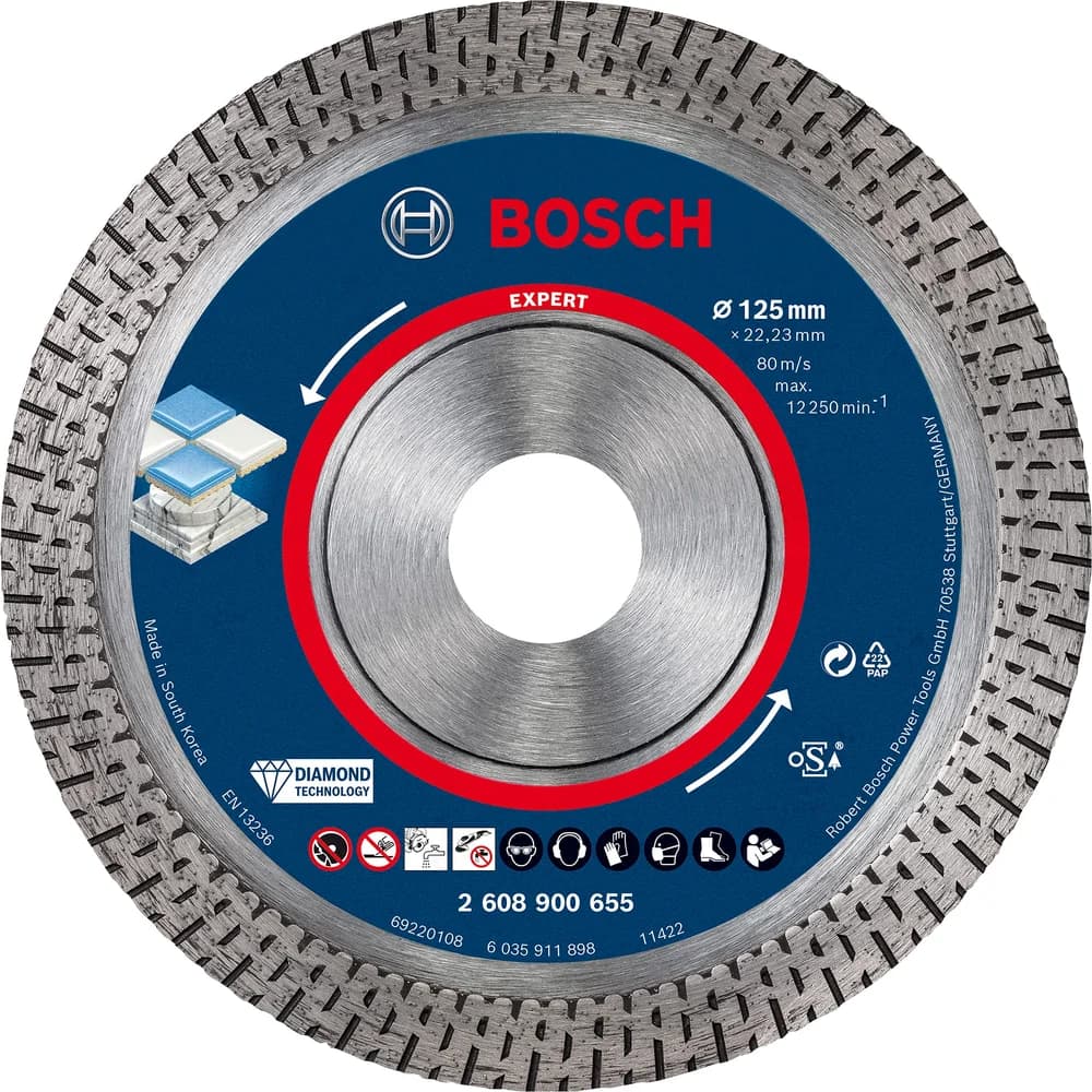 Bosch EXPERT Hard Ceramic Diamanttrennscheibe 125 x 1,4