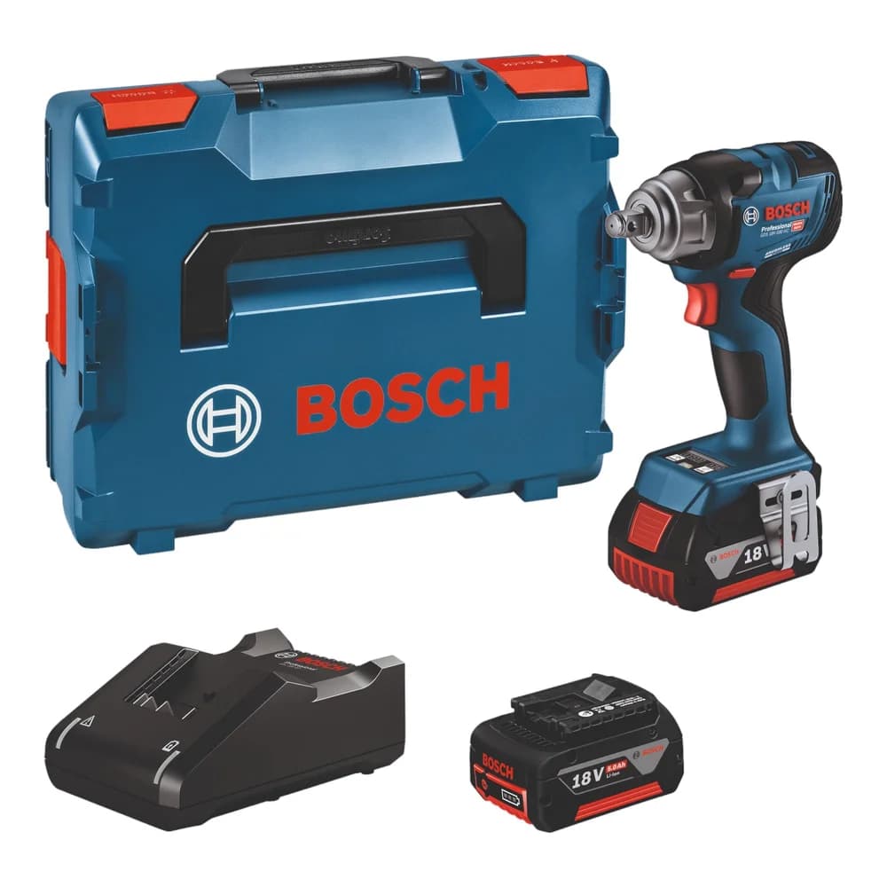 BOSCH Professional GDS 18V Akku Drehschlagschrauber Set