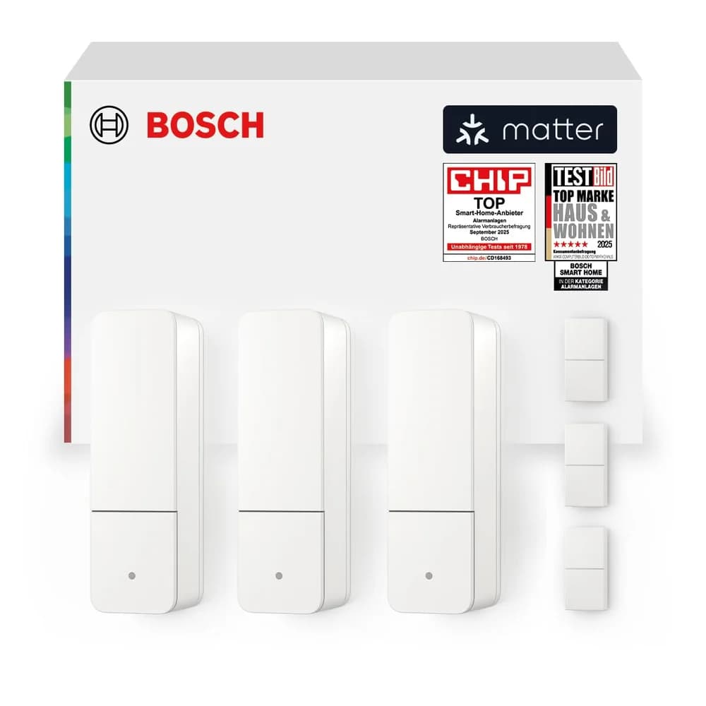 BSH 8750002950 - Tür-/Fensterkontakt II weiß Dreierset [+M]