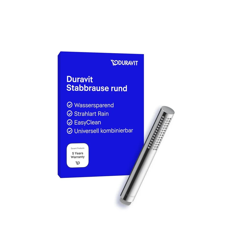 Duravit, Duschbrause, Stabbrause (1 Strahlart, 9 l/min)