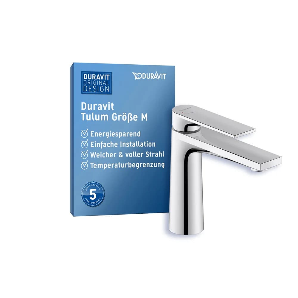 DURAVIT TU1021002010 Tulum by Starck Einh.-WT-Mischer M - Silber