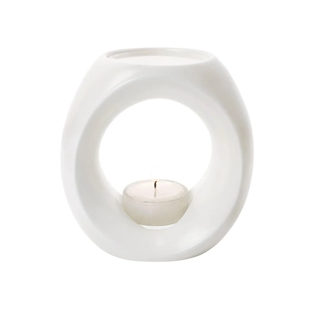 Duftlampe cremeweiß