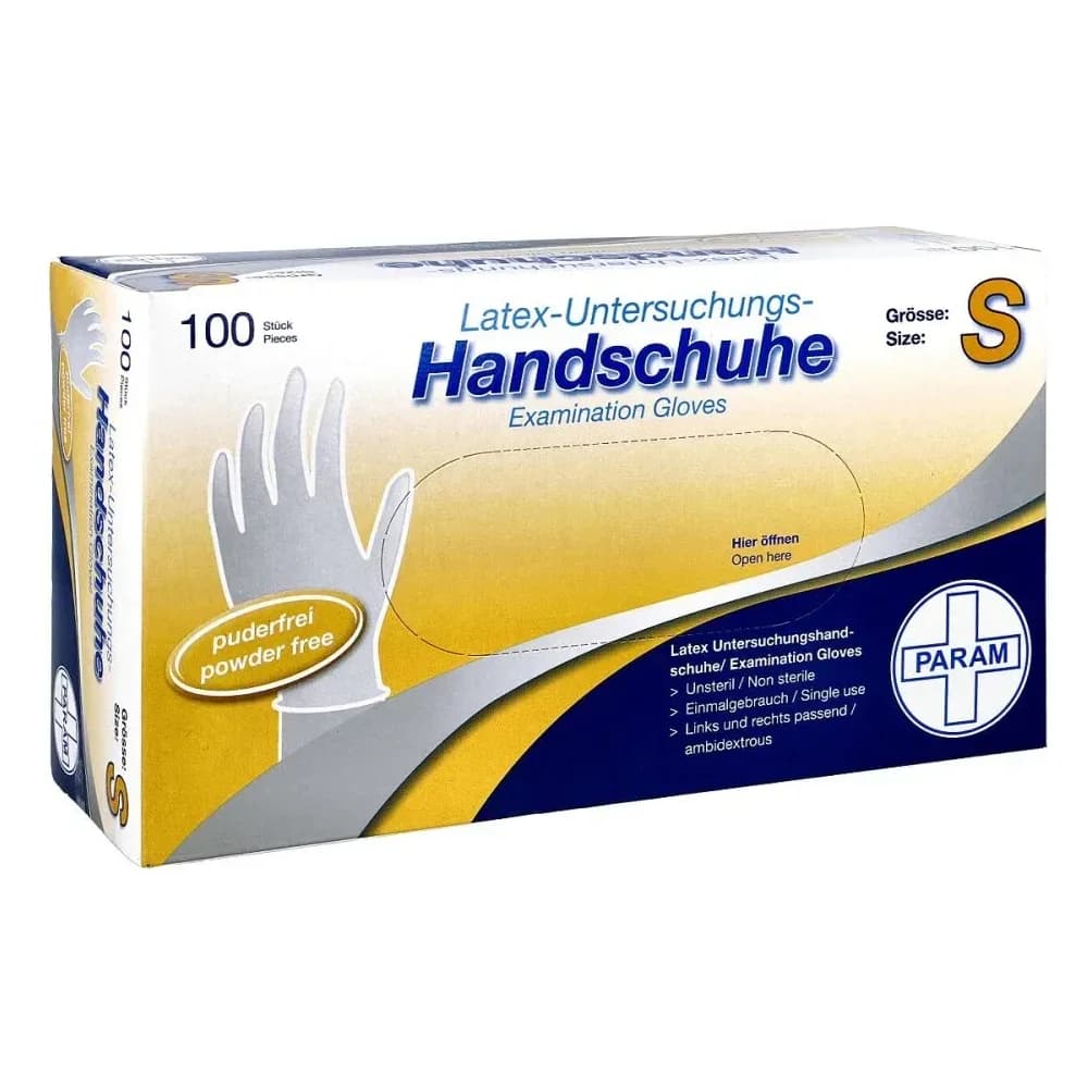 Handschuhe Einmal Latex puderfrei S