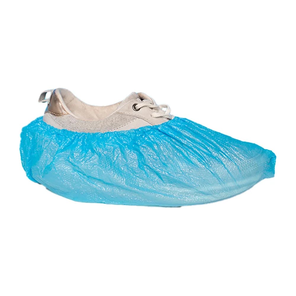 Einmal Überschuh Kunststoff blau