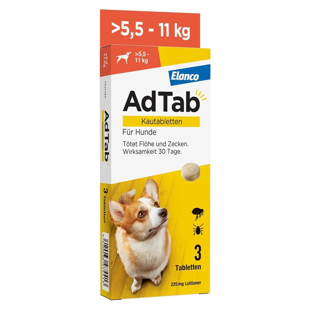 Adtab 225 mg Hund 5,5-11 kg