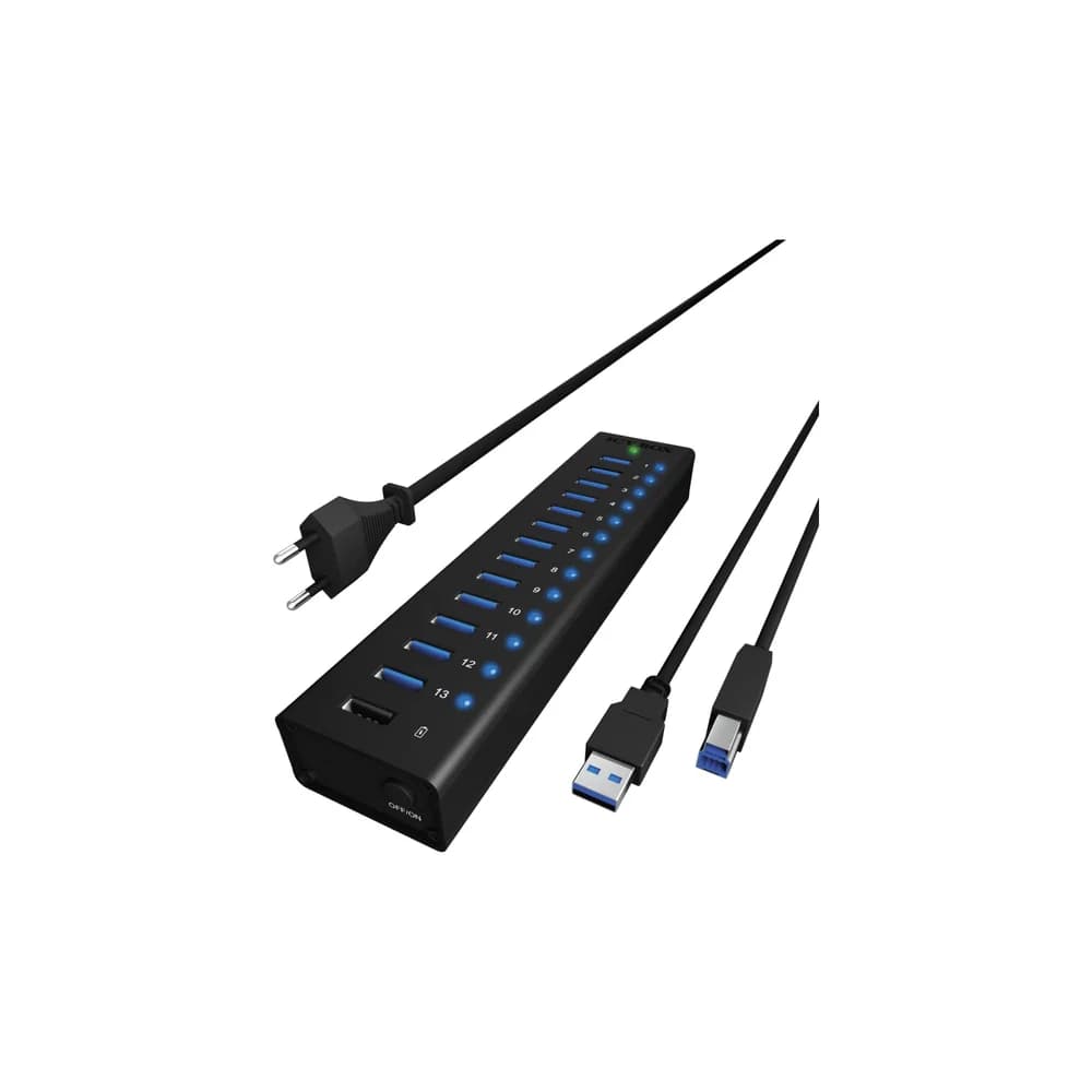ICY BOX IB-AC6113 13-Port USB 3.0 Hub
