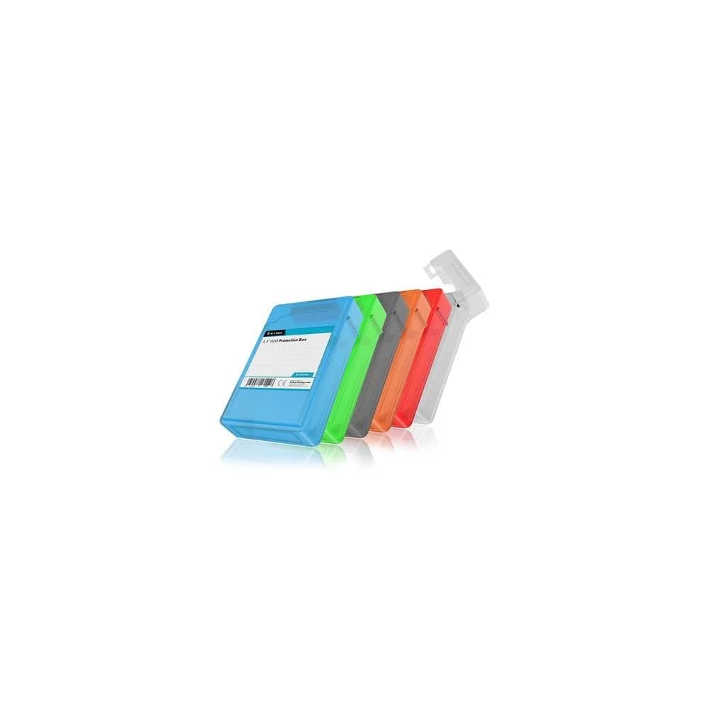 ICY BOX Festplatten Schutzbox für 3,5, 6 Farben