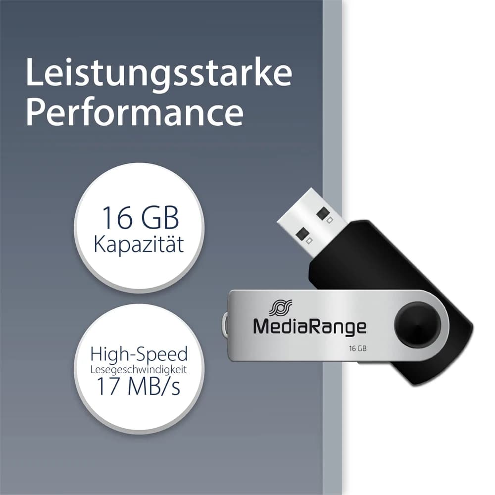 MediaRange USB-Stick 2.0 16GB