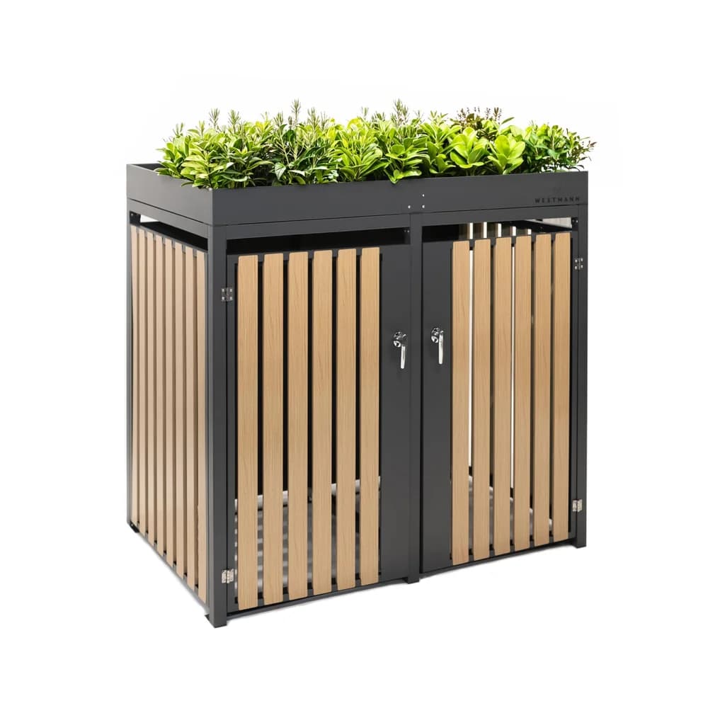Westmann Mülltonnenbox »Planta« 2x 240 L