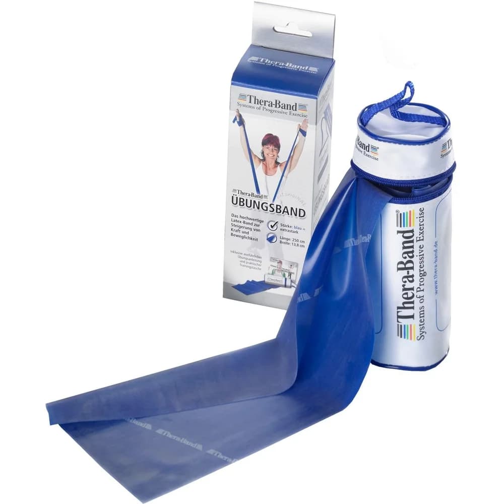 Thera Band Travel 2,5 m extra stark blau