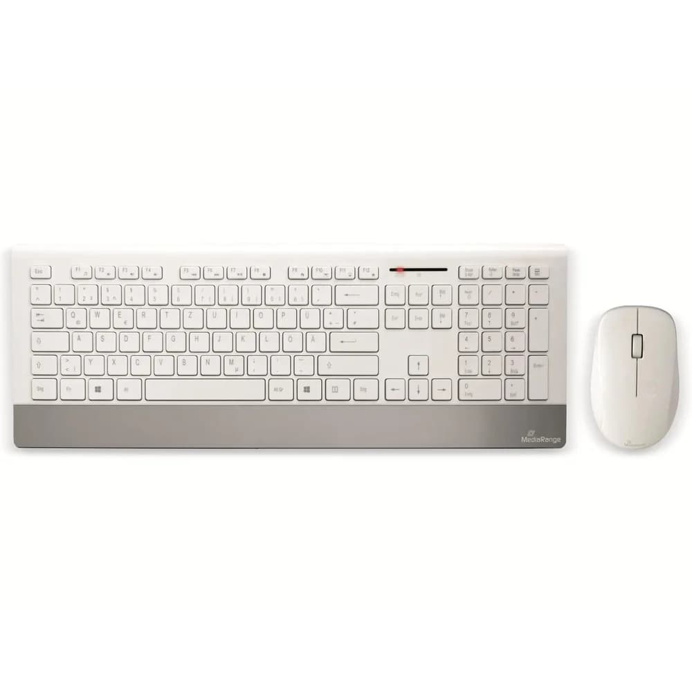 MediaRange Tastatur-Maus-Set »MROS106« weiß