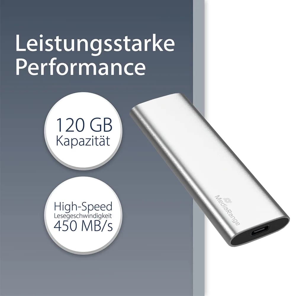 MediaRange MR1100 Externe SSD 120 GB
