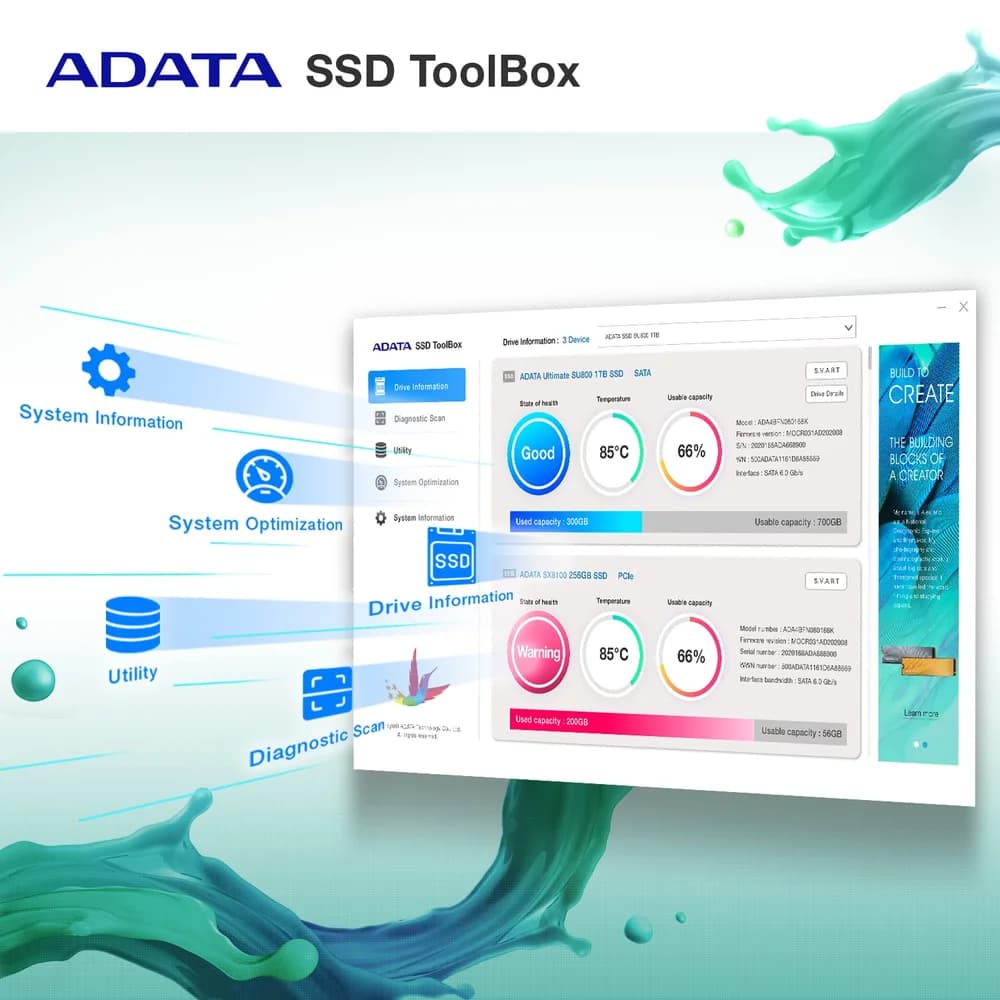 ADATA SSD-Festplatte