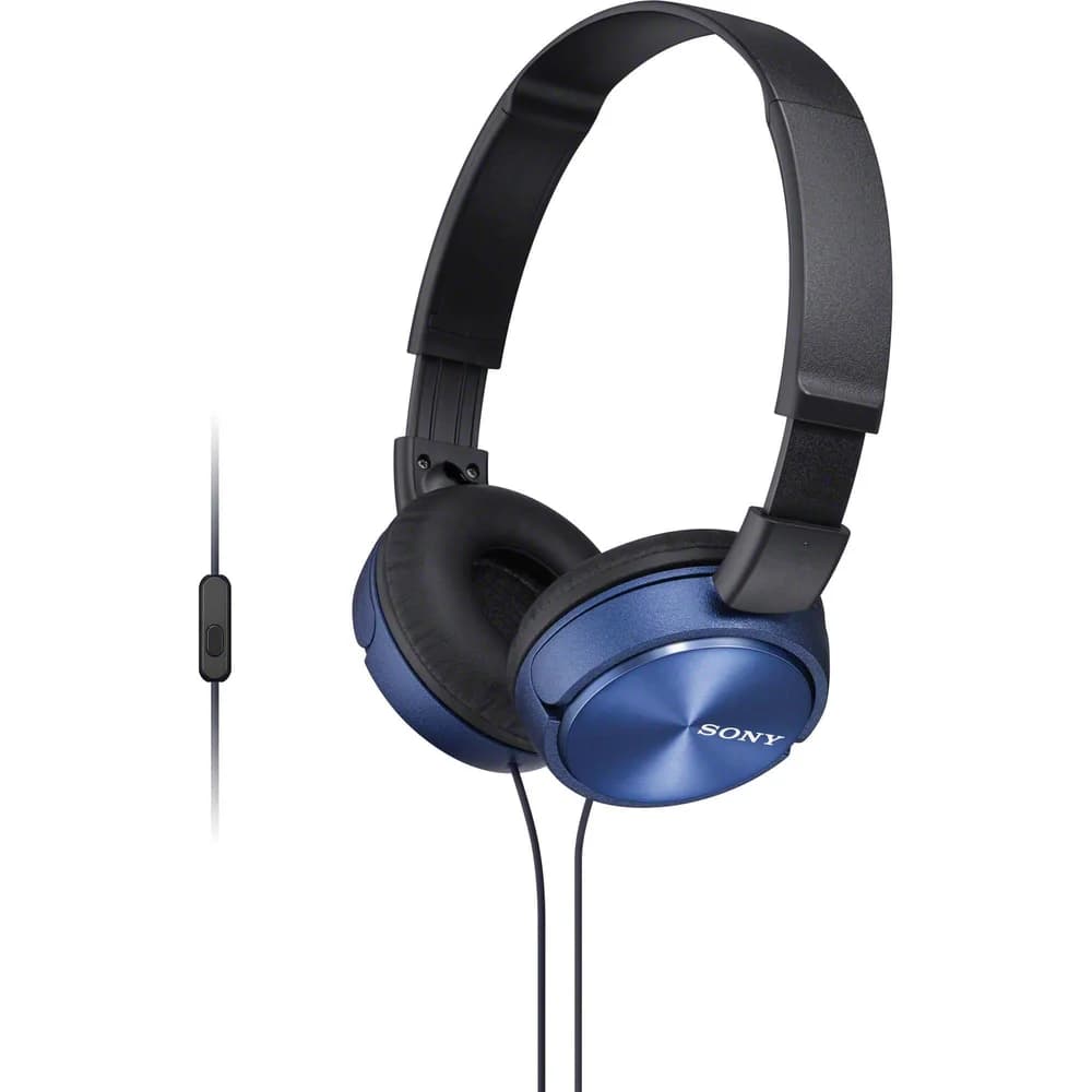 Sony MDR-ZX310AP Kopfhörer Verkabelt Kopfband Anrufe/Musik Blau