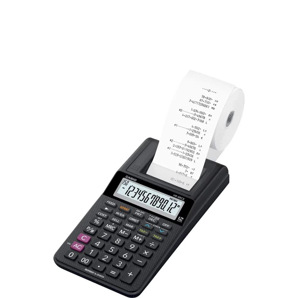 CASIO HR-8RCE BK Taschenrechner