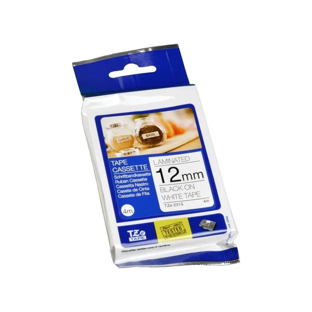 brother TZe-Tape TZe-231S Schriftbandkassette,Bandbreite:12m