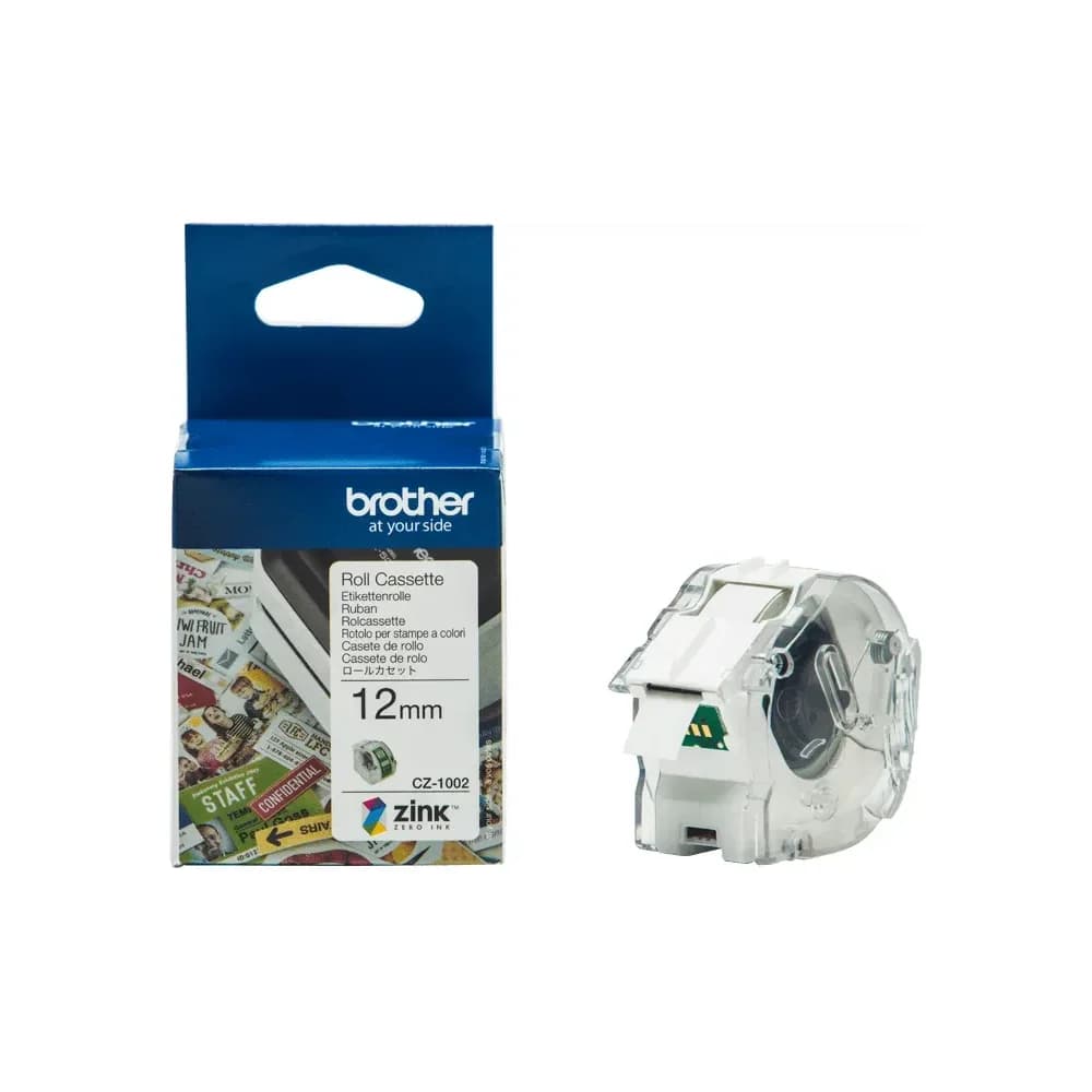 Brother CZ-1002 Farbetikettenrolle - 12 mm