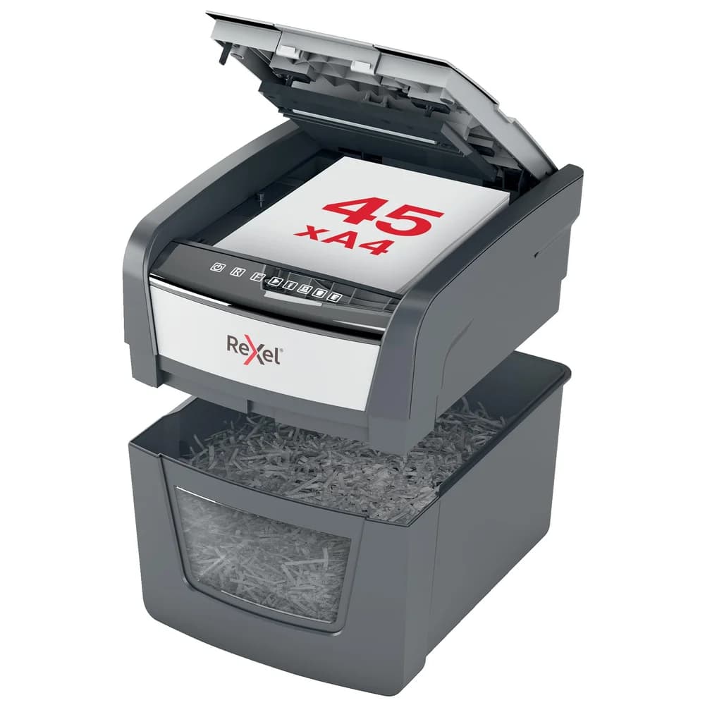 Rexel Aktenvernichter »Optimum AutoFeed 45X« grau, 22x35x43 cm