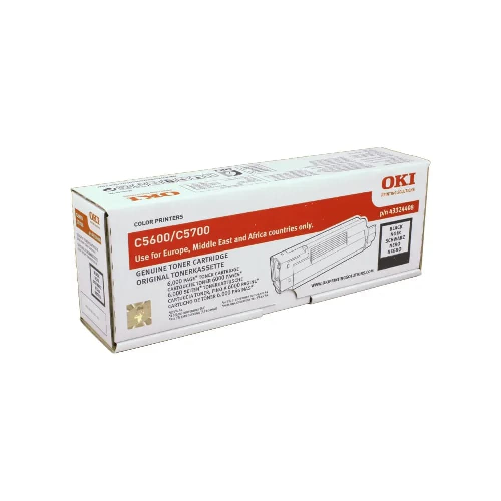 Oki Toner 43324408 schwarz