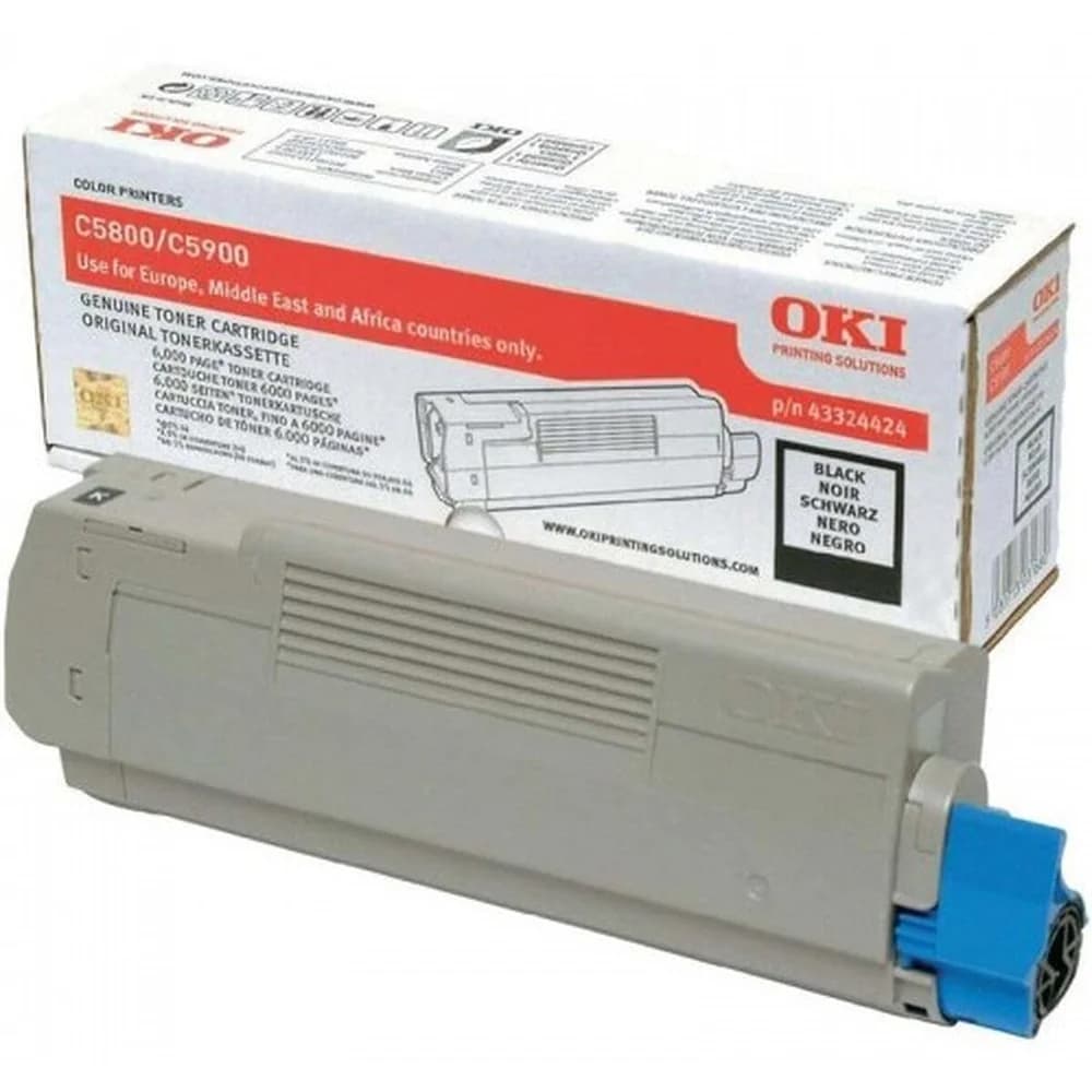 Oki Toner 43324424 schwarz