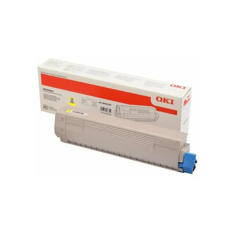 OKI Toner »46443101« gelb