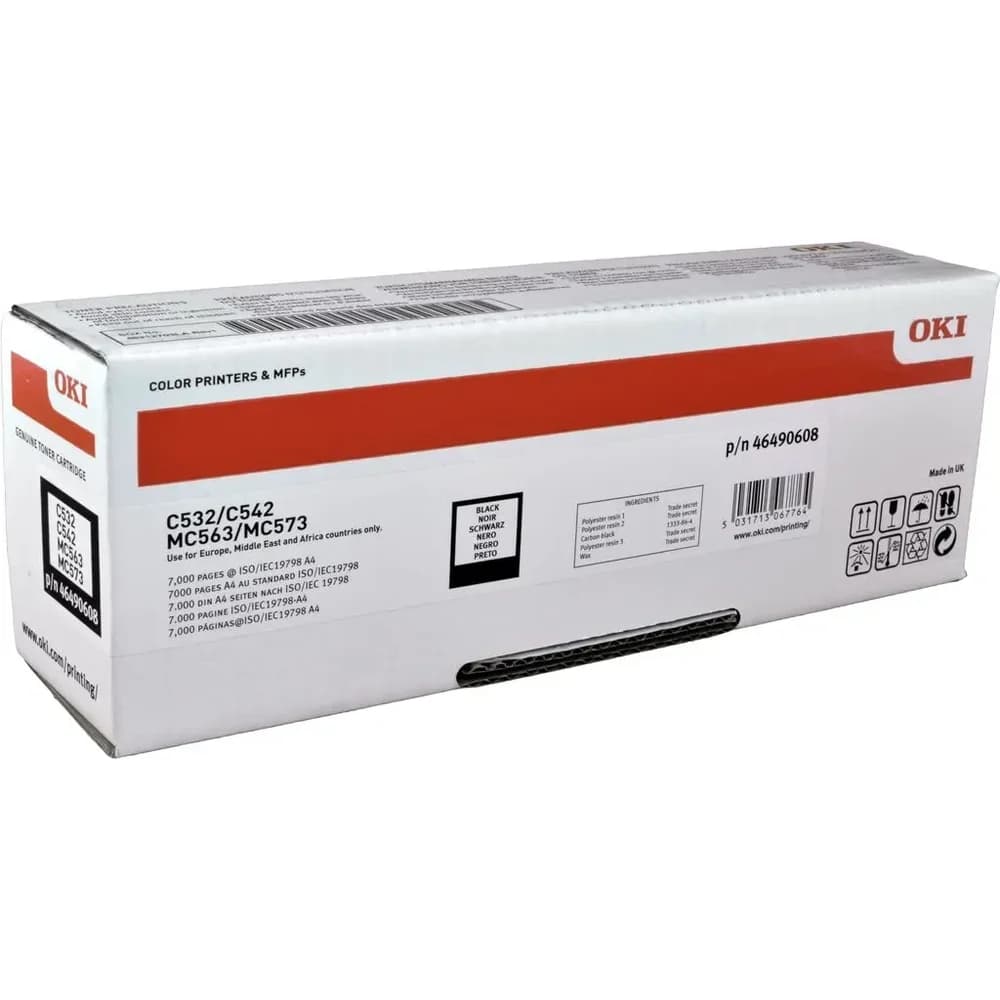 Oki Toner 46490608 schwarz