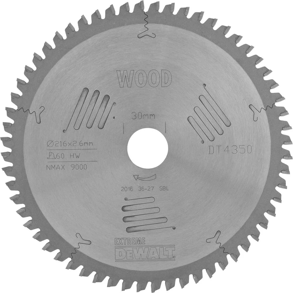 DEWALT Kreissaegeblatt stat. 216/30mm 60WZ