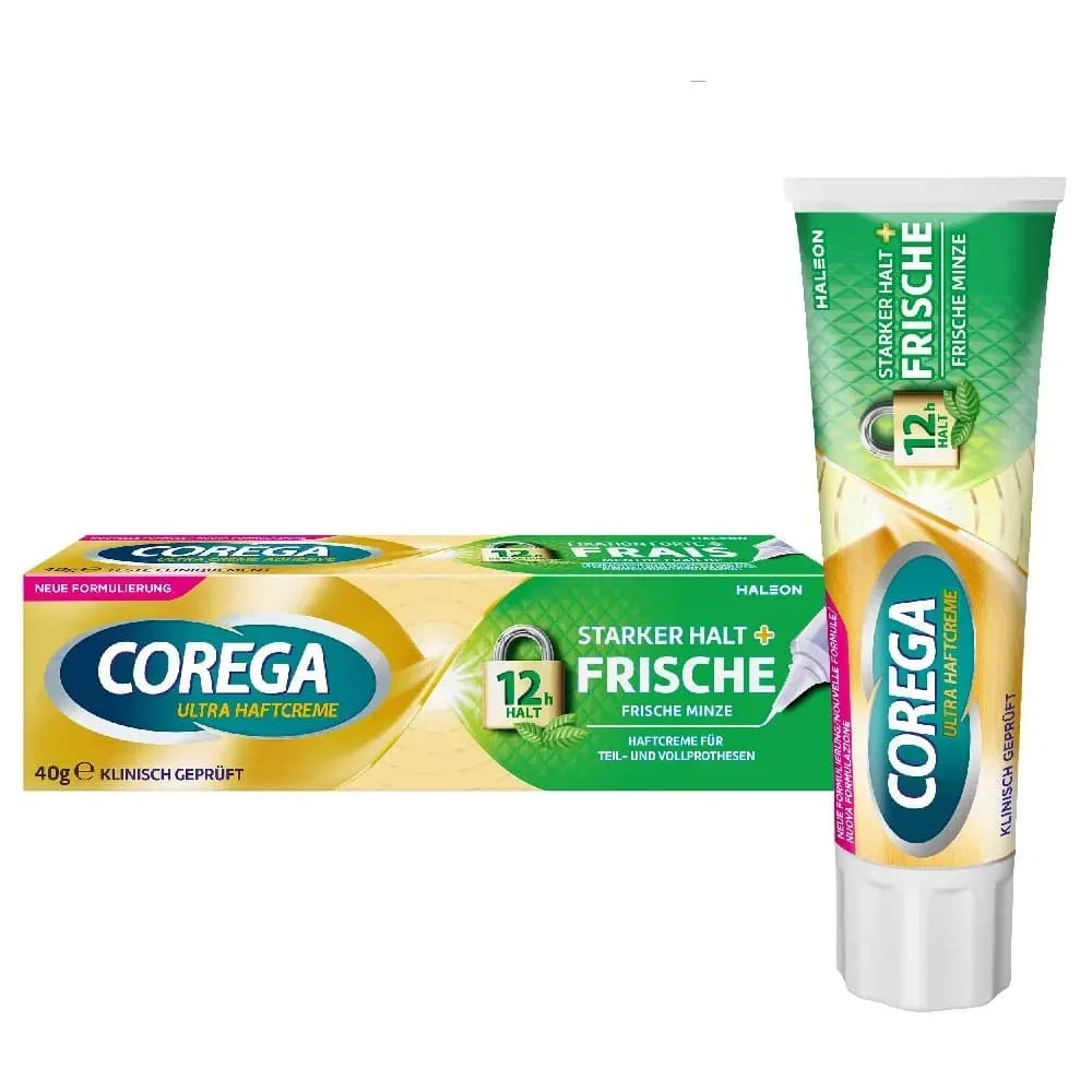 Corega Ultra Haftcreme Starker Halt+Frische