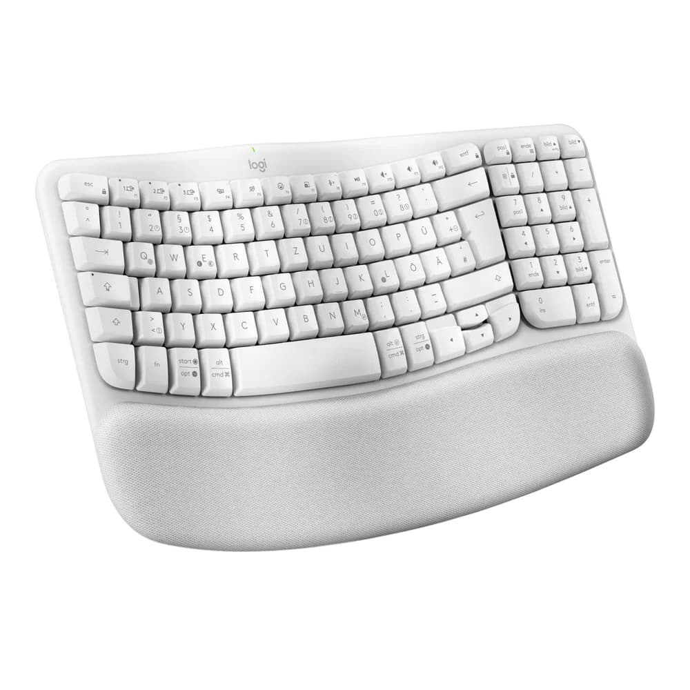 Logitech Wave Keys for Mac Tastatur, Weiß