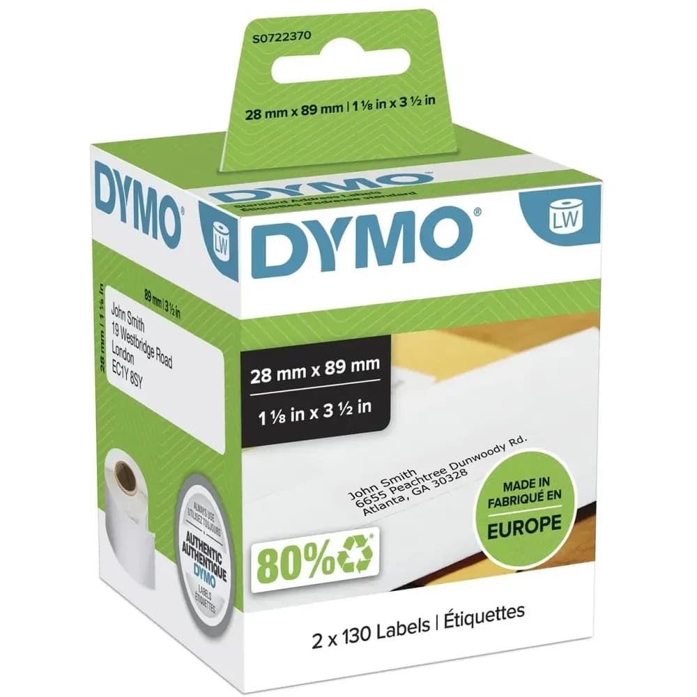 Original Dymo 99010 / S0722370 Etiketten