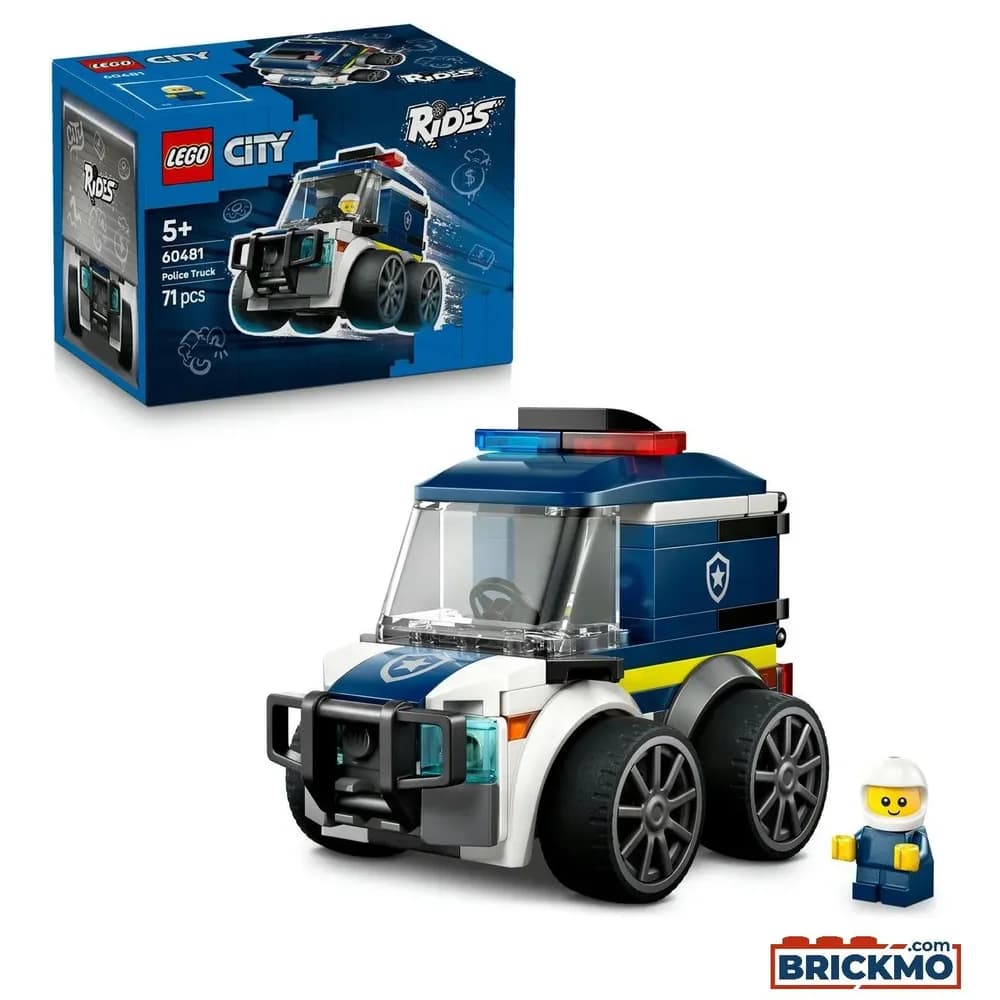 City 60481 Coole Flitzer - Polizei-Truck
