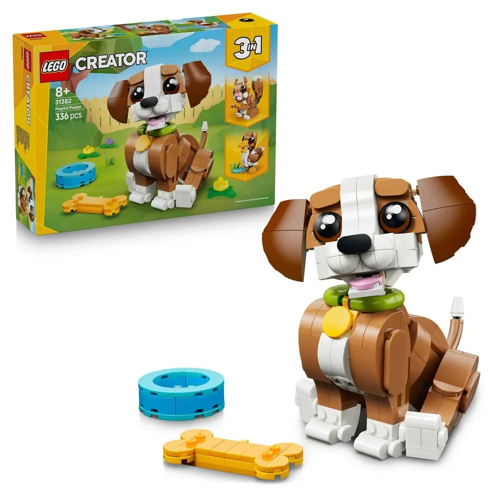 LEGO® Niedliche Tiere: Verspielter Welpe - 31382