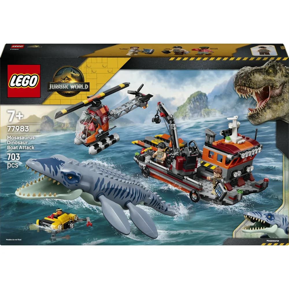 LEGO® Mosasaurier-Angriff auf das Boot - 77983