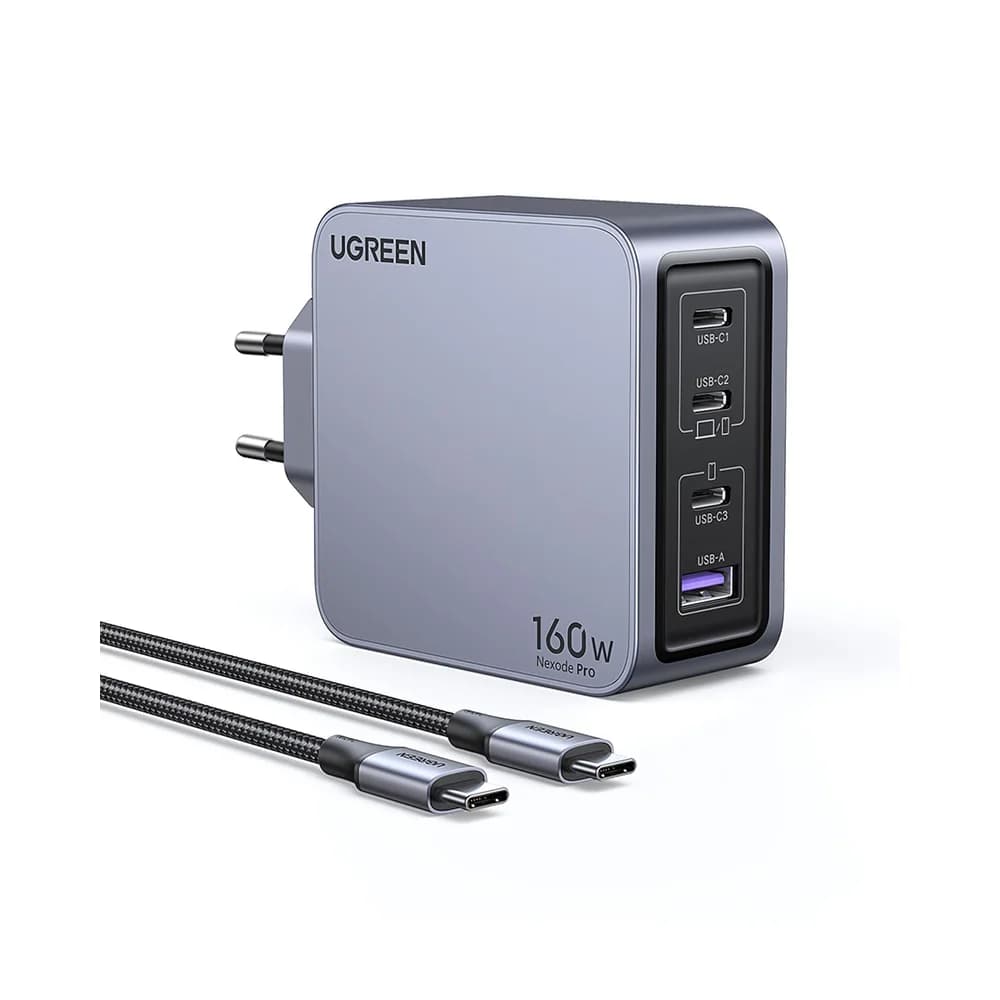 Nexode Pro 160W 4-Port GaN Fast Charger with 240W USB-C Cable