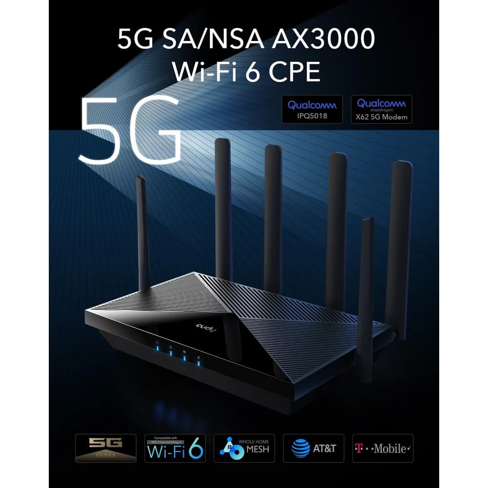 Cudy P5, Router, Schwarz