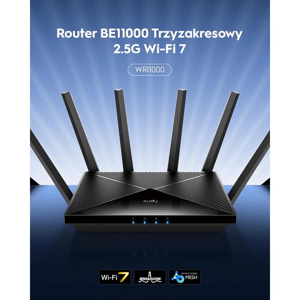 Cudy WR11000, Router, Schwarz