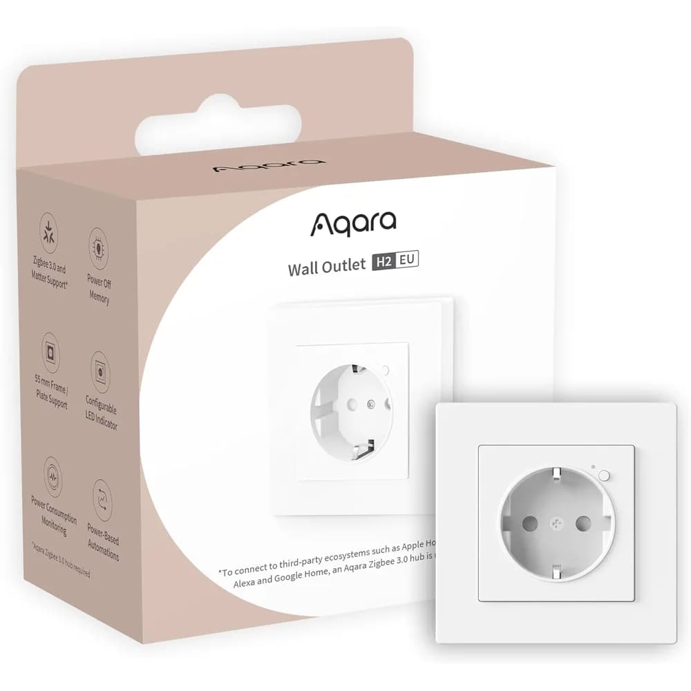 Wall Outlet H2 (EU) White
