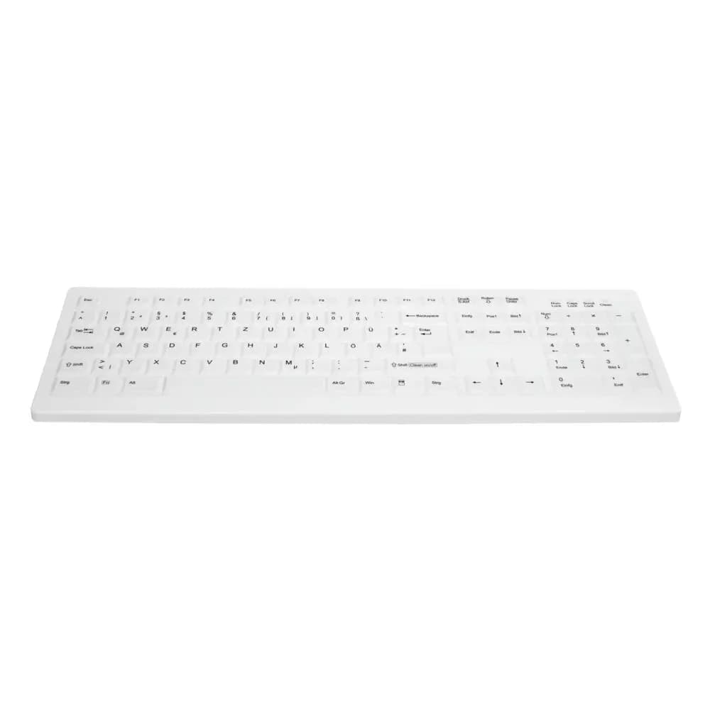 AK-C8100FU1WGE - Tastatur, USB, desinfizierbar, weiß, DE