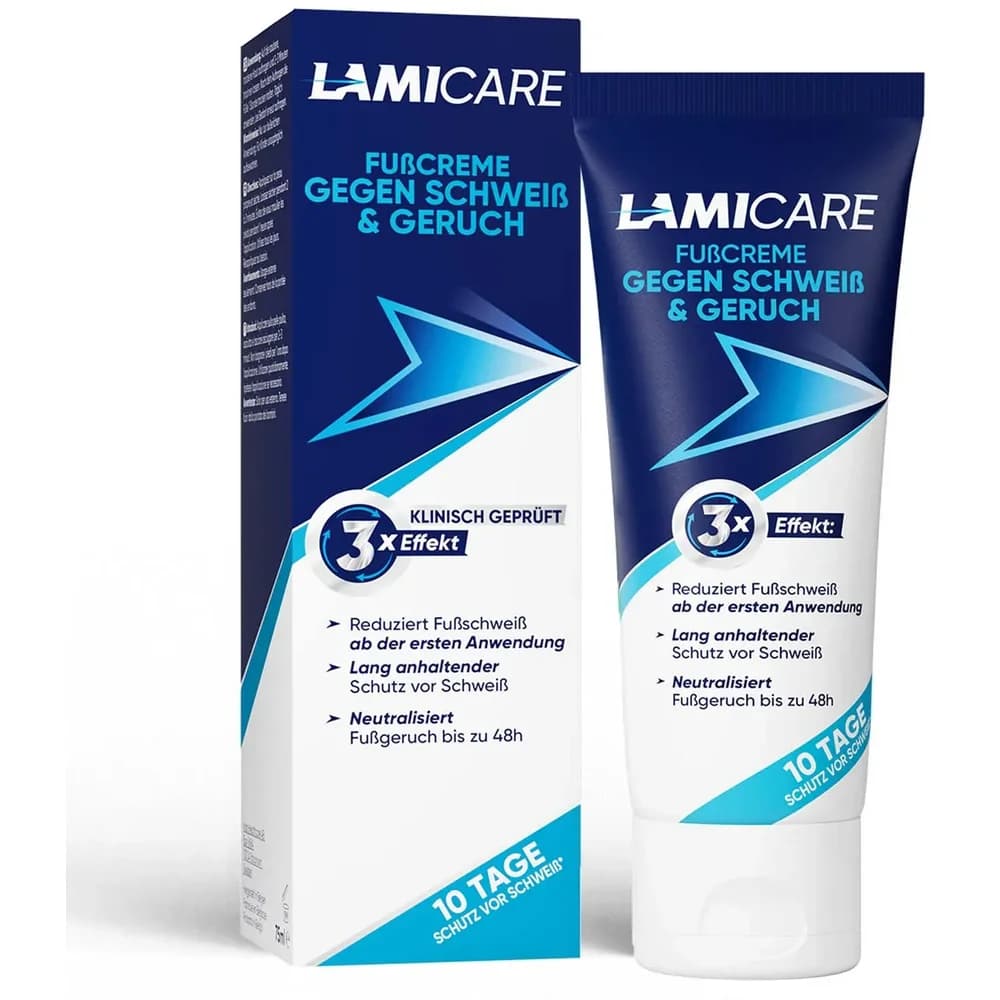 LAMICARE Fußcreme gegen Schweiß & Geruch