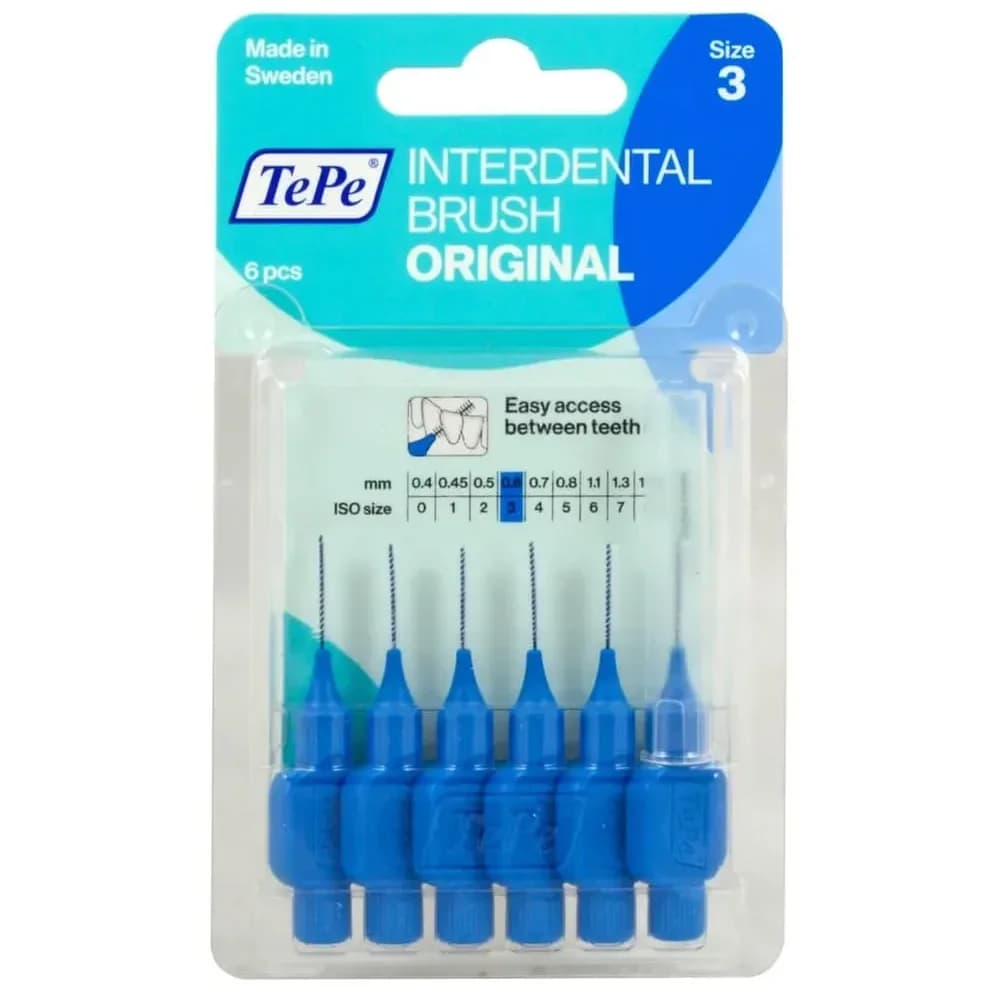 Tepe Interdentalbürste 0,6mm blau