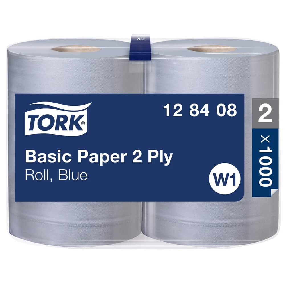 TORK Putztuchrollen 2-lagig blau