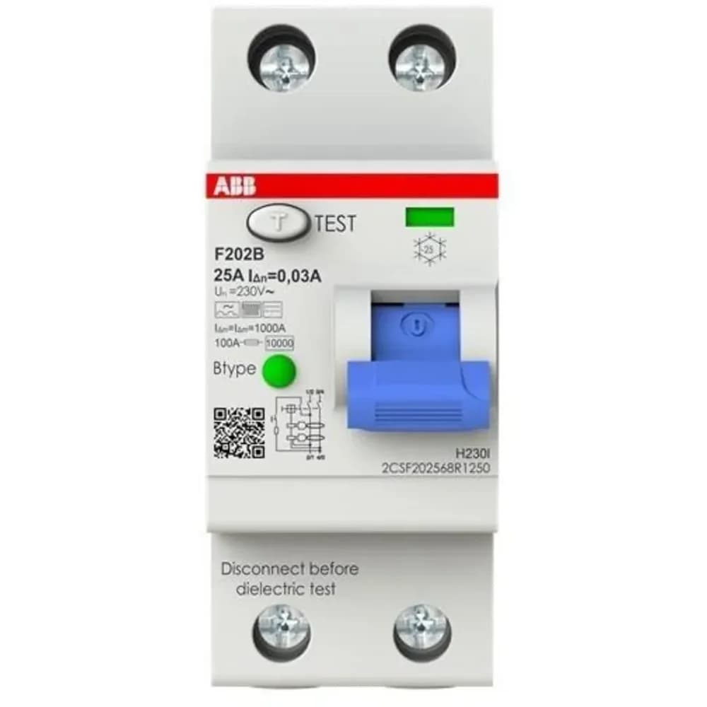ABB, Schutzschalter, F202B-25/0,03
