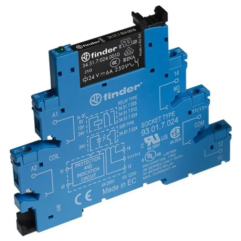 Finder Koppelrelais 6,2mm 38.51.7.024.0050