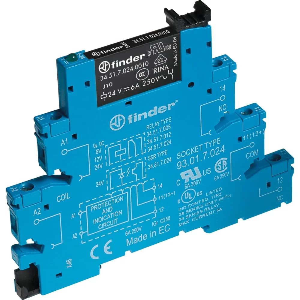 Finder Koppelrelais 6,2mm 38.51.0.024.0060